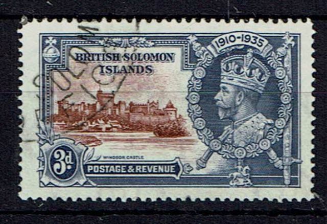 Image of British Solomon Islands/Solomon islands SG 54f FU British Commonwealth Stamp